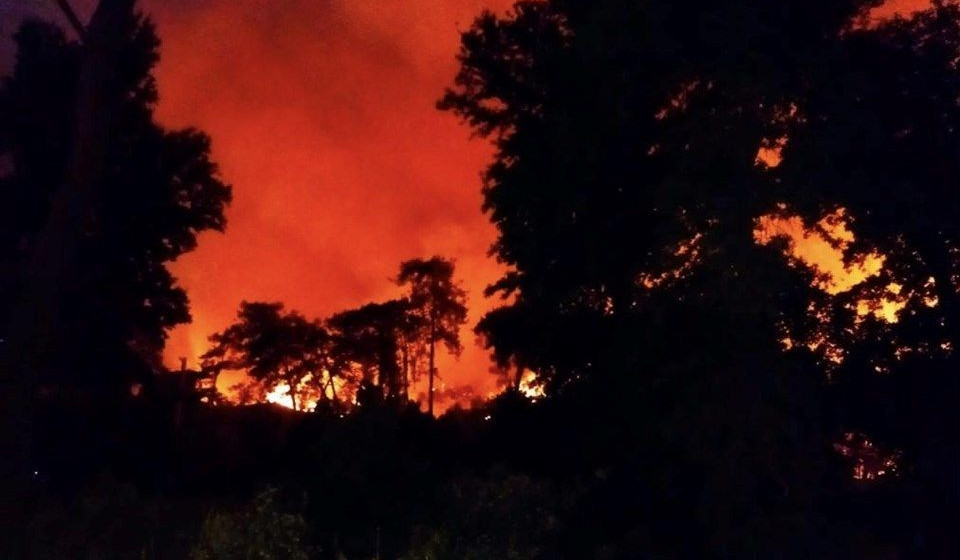 Devastating forest fire in Turkey
