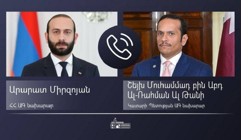 Ermənistan və Qətərin xarici işlər nazirləri regional təhlükəsizlik və sabitliyə dair fikir mübadiləsi aparıblar
