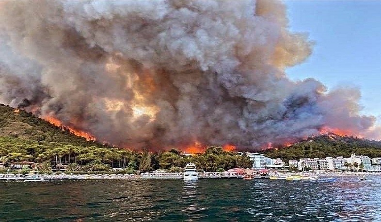 Wildfire in southwest Turkey enters third day