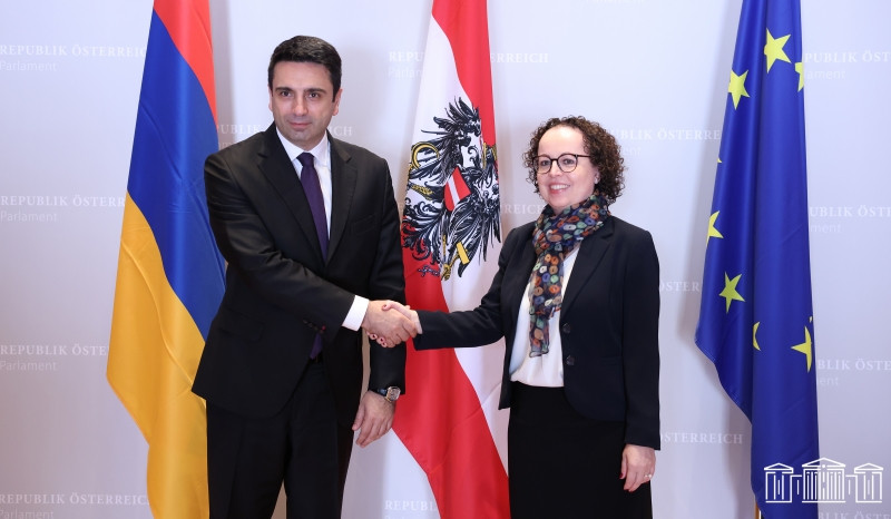 Alen Simonyan Avstriyanın Federal Şurasının sədri ilə görüşüb