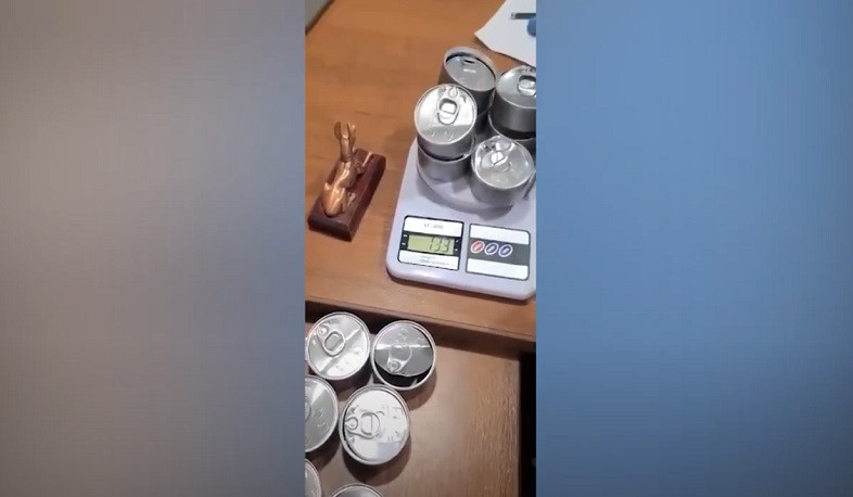 Հայտնաբերվել է 1334 գրամ «մարիխուանա» տեսակի թմրամիջոցի 70 թիթեղյա տարա. ՊԵԿ