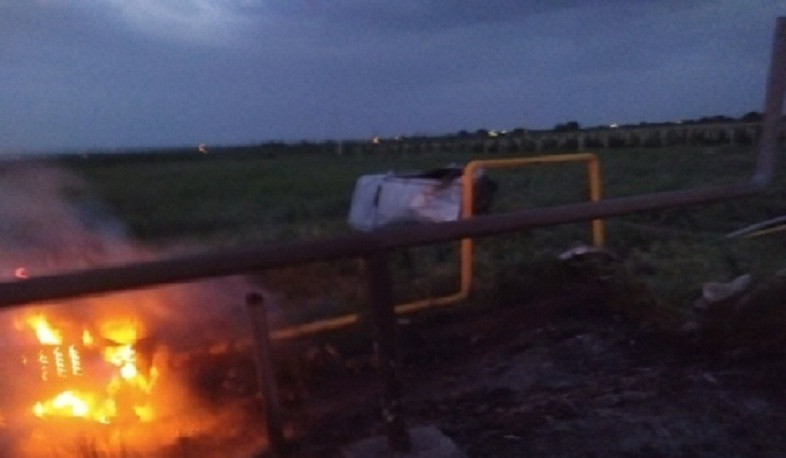 Դիմիտրով գյուղի կամրջի մոտակայքում տեղի է ունեցել ՃՏՊ՝ հրդեհի բռնկմամբ