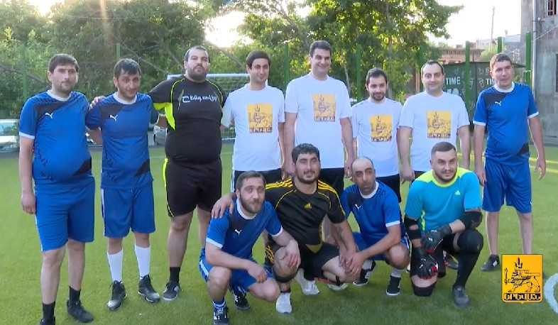 Շենգավիթ վարչական շրջանում ֆուտբոլի նոր խաղադաշտի բացումը նշանավորվել է ֆուտբոլային խաղով