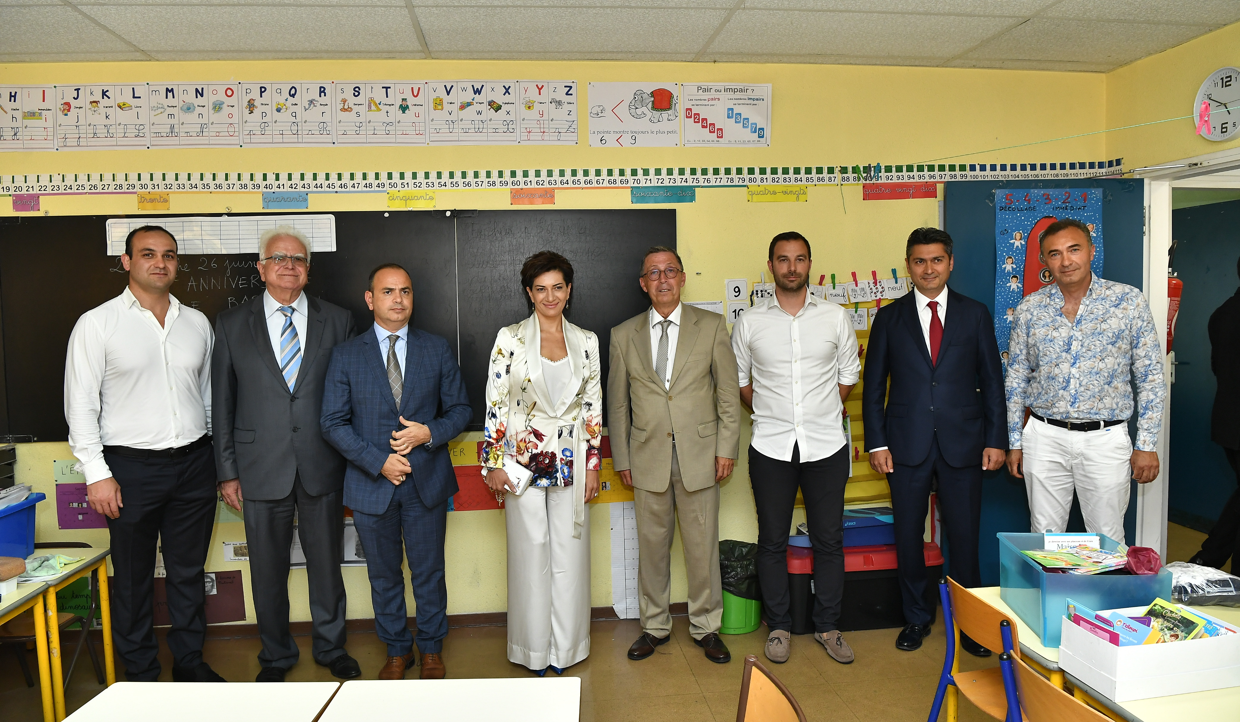 Armenia’s Prime Minister's wife took part in celebration of the 35th anniversary of the Parsamian school in Nice