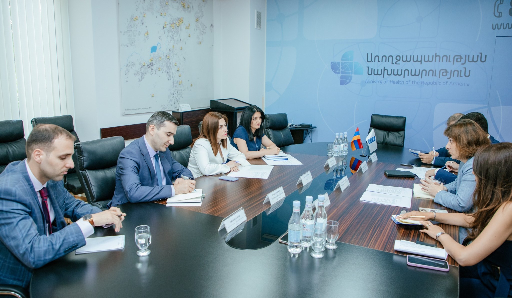 Անահիտ Ավանեսյանը և Նաթիա Նացվլիշվիլին անդրադարձել են առողջության համապարփակ ապահովագրության հայեցակարգի ներդրման հարցերին