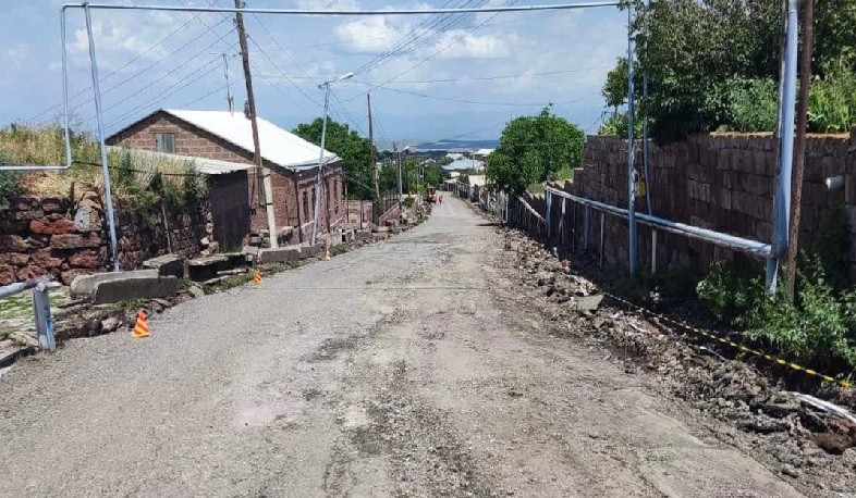 Շիրակի մարզի Հառիճ բնակավայրում իրականացվում են վթարավտանգ հատվածի բարելավման աշխատանքներ
