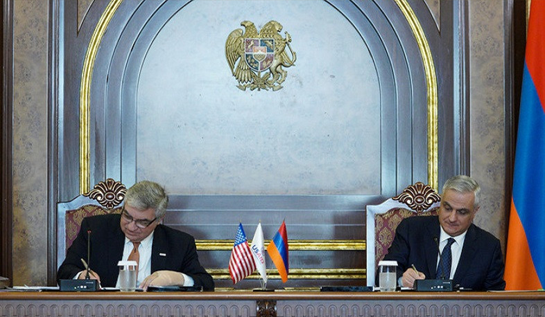 Development Objectives Grant Agreement signed between the Republic of Armenia and the USA