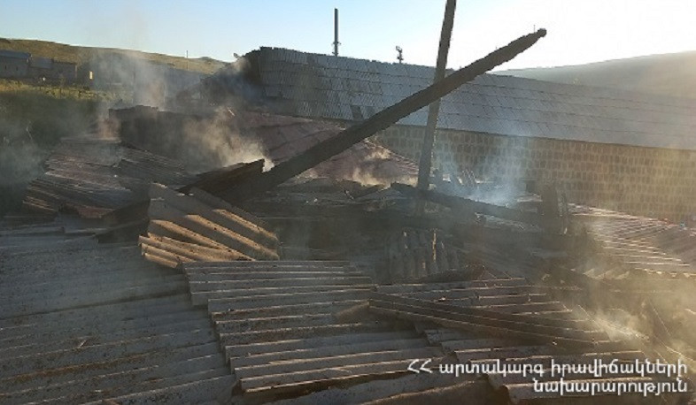 Հրդեհ Սևաբերդ գյուղում գտնվող անասնագոմում. անկել է 12 խոշոր եղջերավոր կենդանի