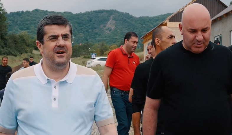 Արայիկ Հարությունյանն Ասկերանի Դահրավ համայնքում ծանոթացել է «100 տուն Արցախում» նախագծի ընթացիկ աշխատանքներին