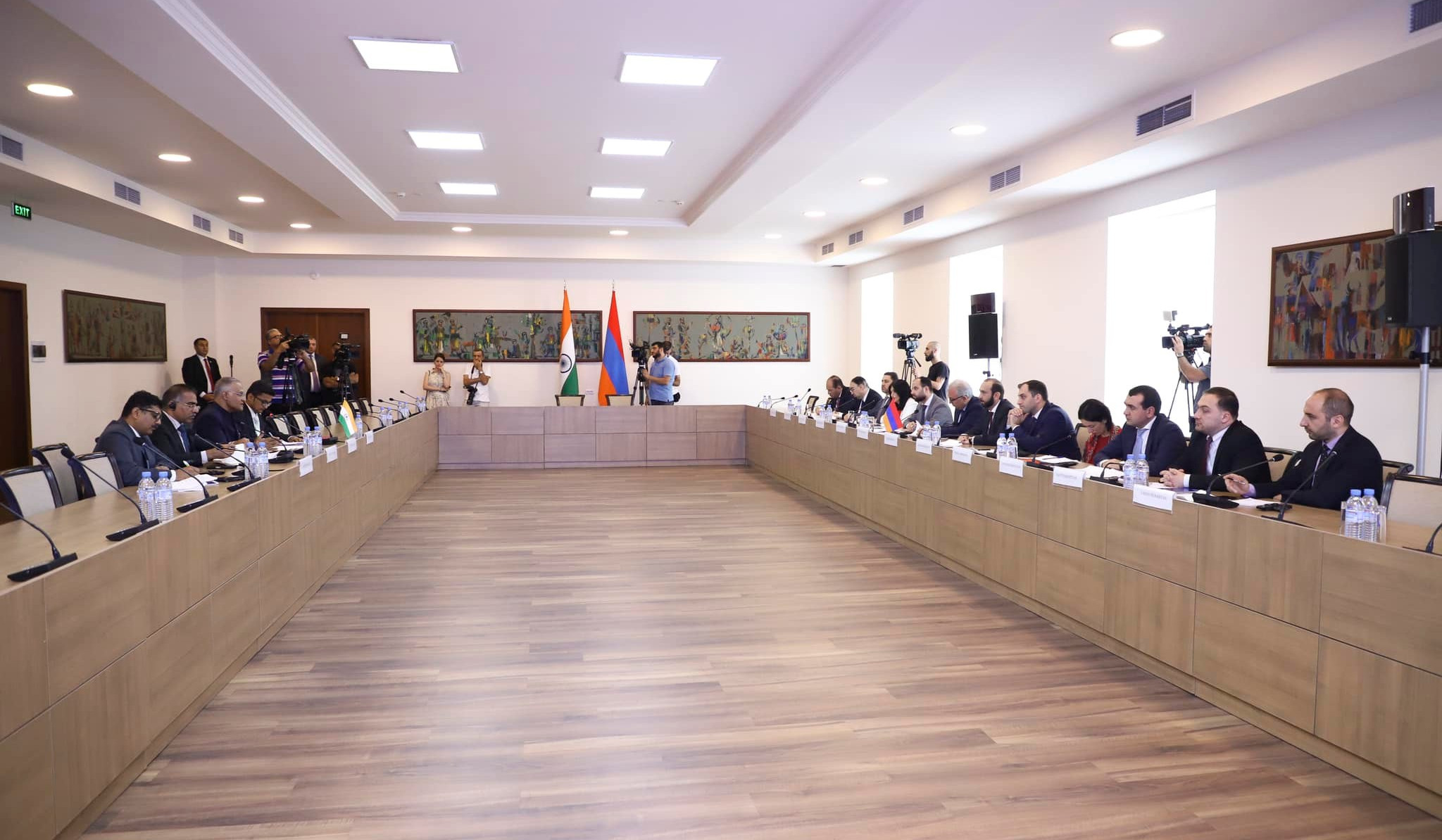 Ararat Mirzoyan and Sanjay Verma participated in opening ceremony of session of Armenian-Indian intergovernmental commission
