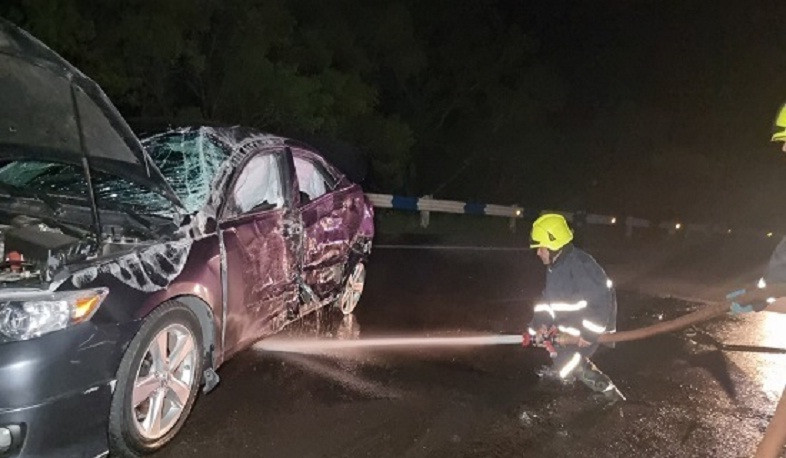 ՃՏՊ Երևան-Իջևան ճանապարհին. բախվել են Toyota Camry և «ՎԱԶ-2107» մակնիշների ավտոմեքենաները