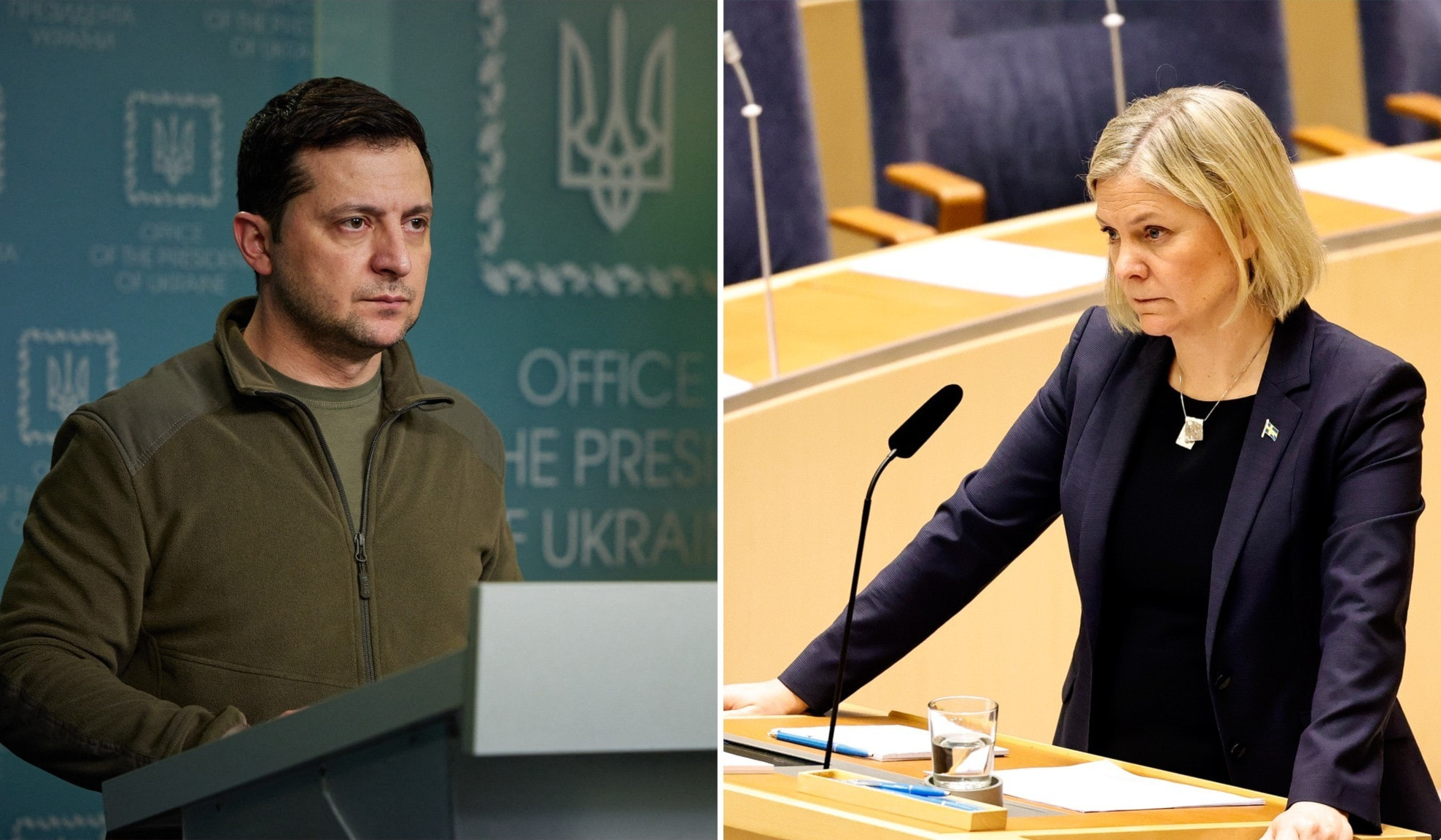 Лидеры Украины и Швеции подписали заявление о сотрудничестве в обороне