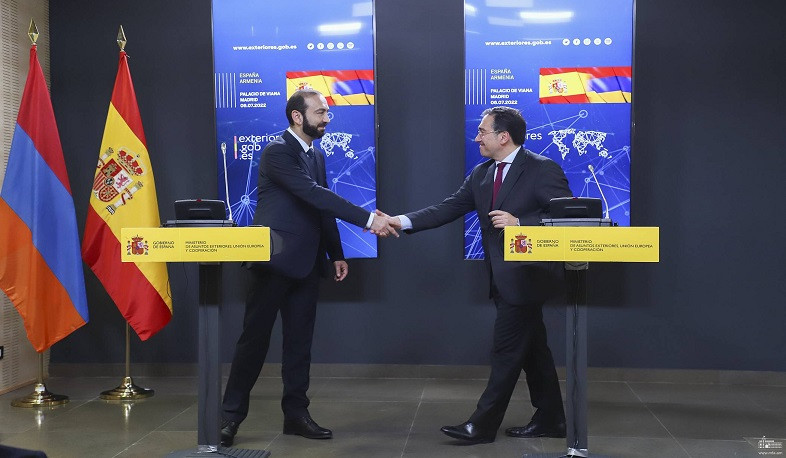 ՀՀ և Իսպանիայի ԱԳ նախարարներն անդրադարձել են երկու երկրների միջև առևտրատնտեսական փոխգործակցության զարգացման հեռանկարներին