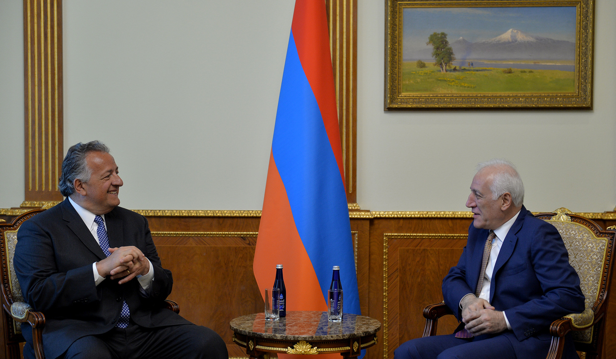 Vahagn Khachaturyan and Nubar Afeyan discussed prospects of education and science development in Armenia