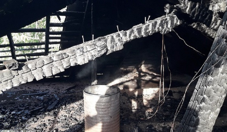 Գեղադիր գյուղում այրվել է տուն