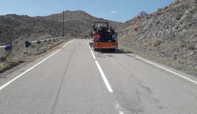 Միջպետական և հանրապետական նշանակության ավտոճանապարհներին ընթանում են գծանշման աշխատանքներ