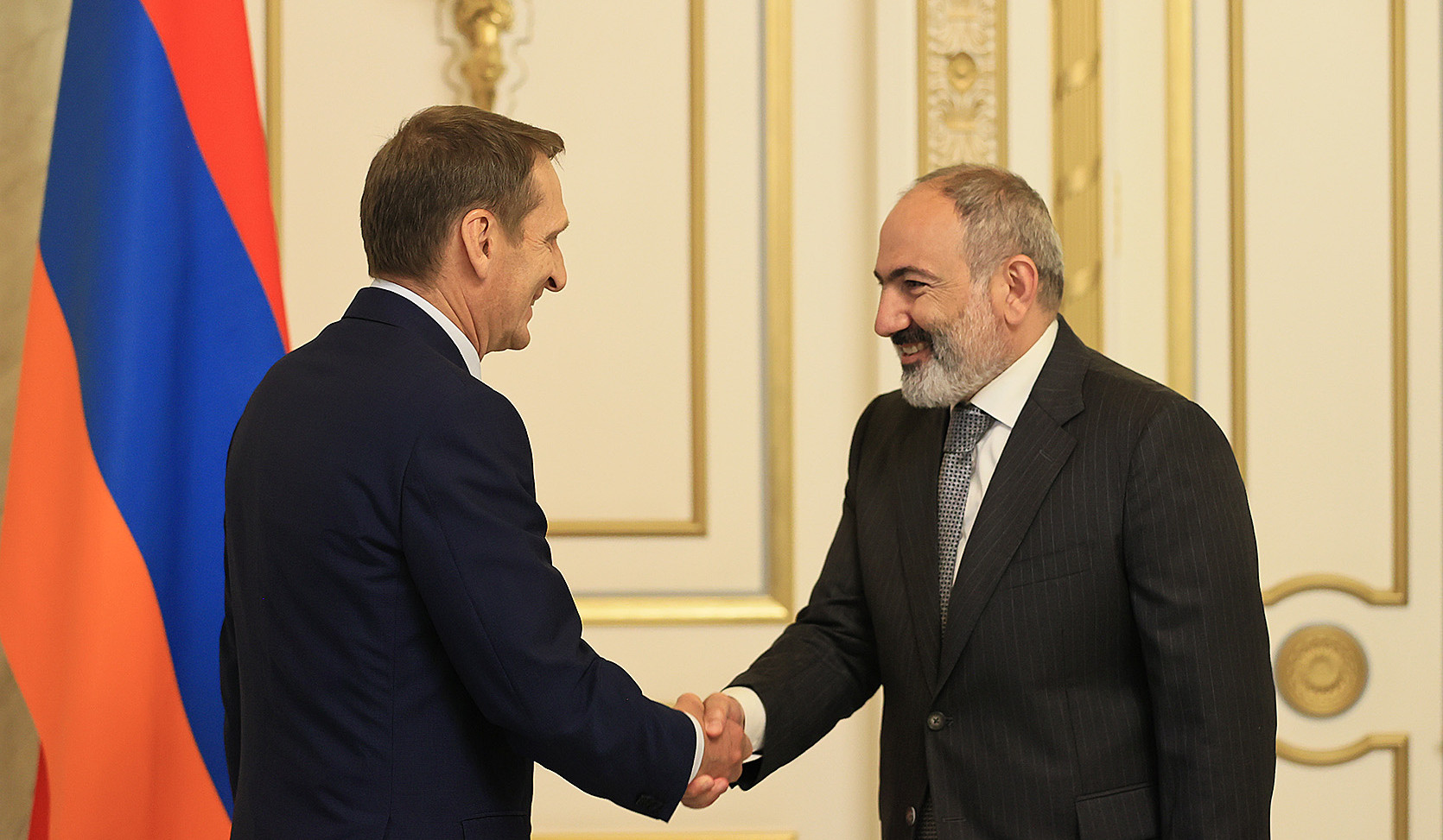 Prime Minister Pashinyan receives Sergey Naryshkin