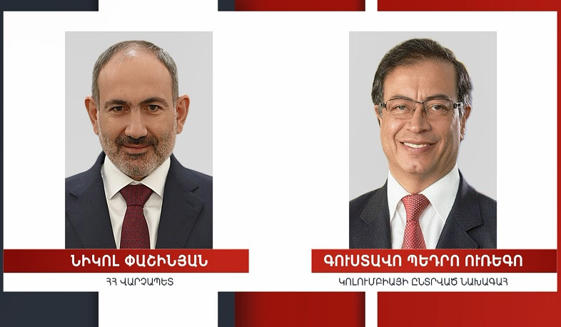 PM Pashinyan sends congratulatory message to the President of Colombia