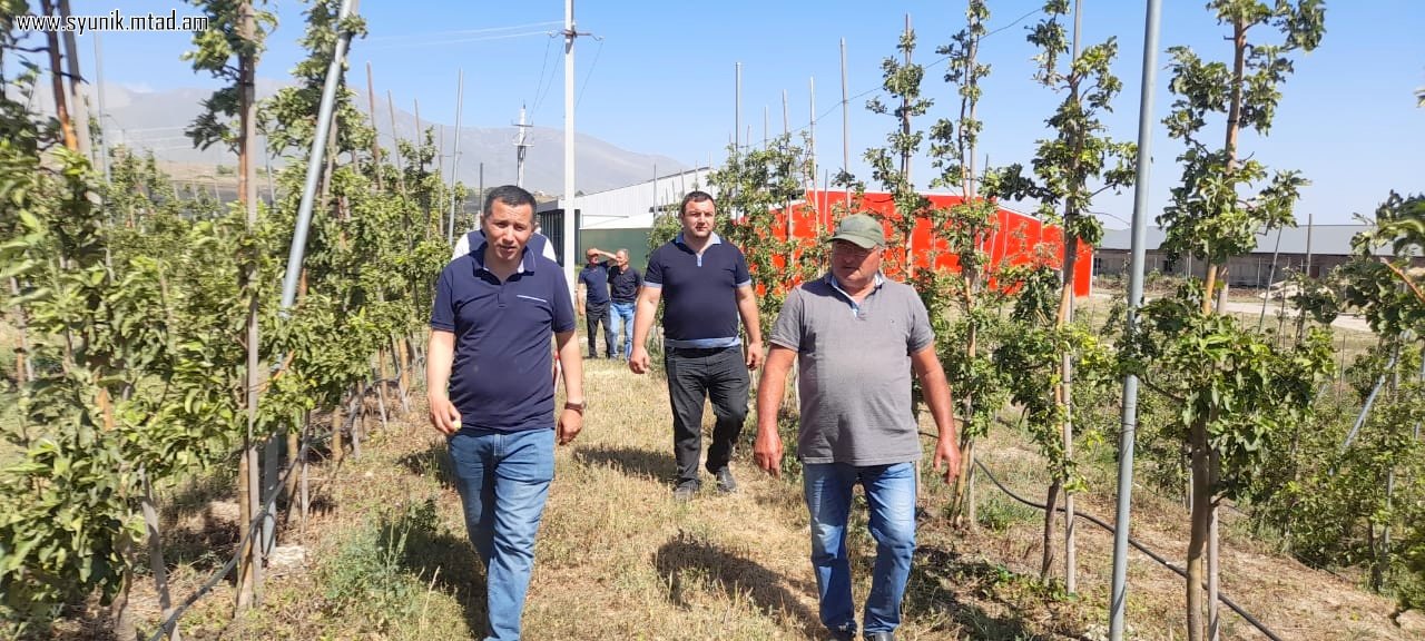 Syunik rayonunun icra hakimiyyət başçısı Uyts, İşxanasar və Şaki kəndlərində olub