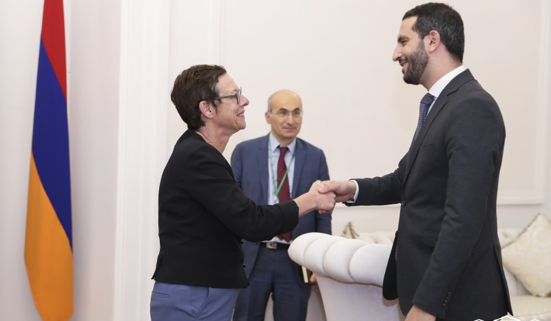 Рубен Рубинян представил Анн Луйо нынешнее состояние процесса нормализации армяно-турецких отношений