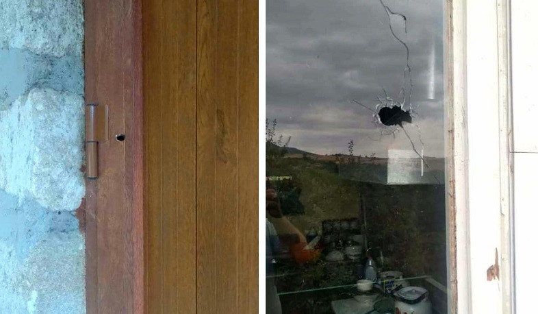 Հակառակորդի կրակոցներից վնասվել է Կարմիր Շուկայի բնակչի առանձնատան պատուհանը և մուտքի դուռը. Արցախի ոստիկանություն