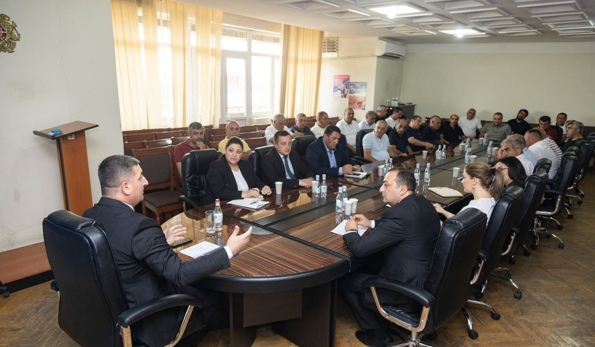 Գնել Սանոսյանը ճանապարհաշինական ընկերությունների ղեկավարների հետ հանդիպմանը հանձնարարել է ապահովել աշխատանքի բարձր որակ