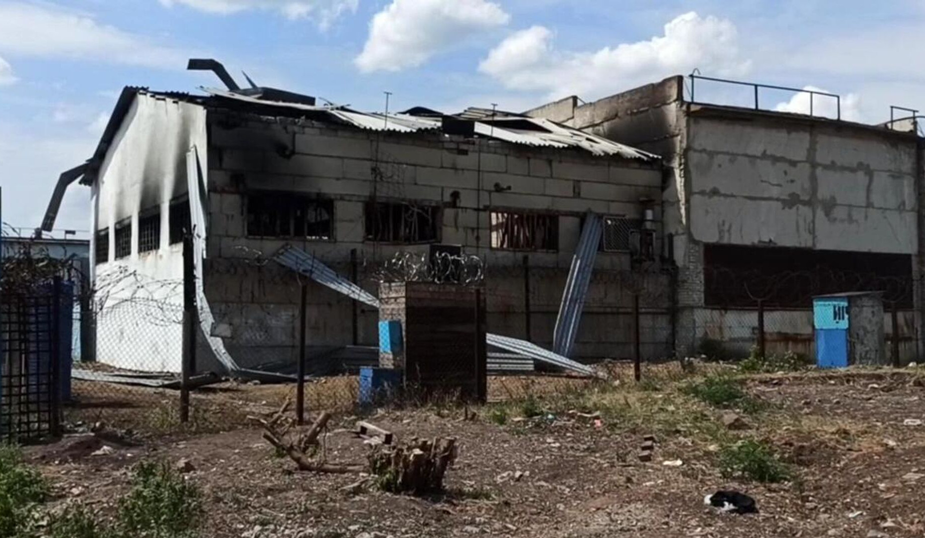 Russia and Ukraine blamed each other for the shelling of the Yelenovka detention center