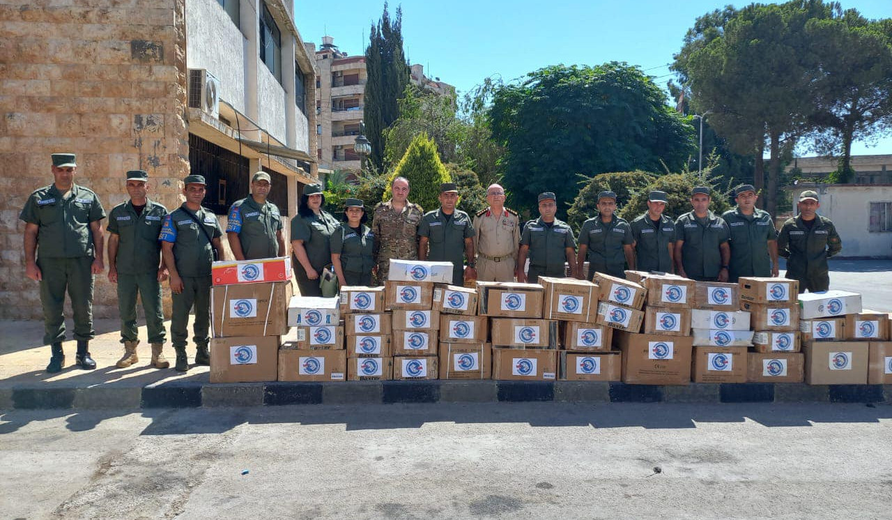 Медицинская группа гуманитарной миссии Армении передала медучреждениям Алеппо 3,5 тонны медицинских принадлежностей