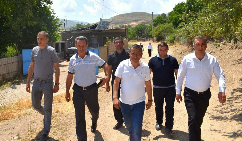 Սյունիքի մարզպետն այցելել է Սիսիան համայնքի բնակավայրեր