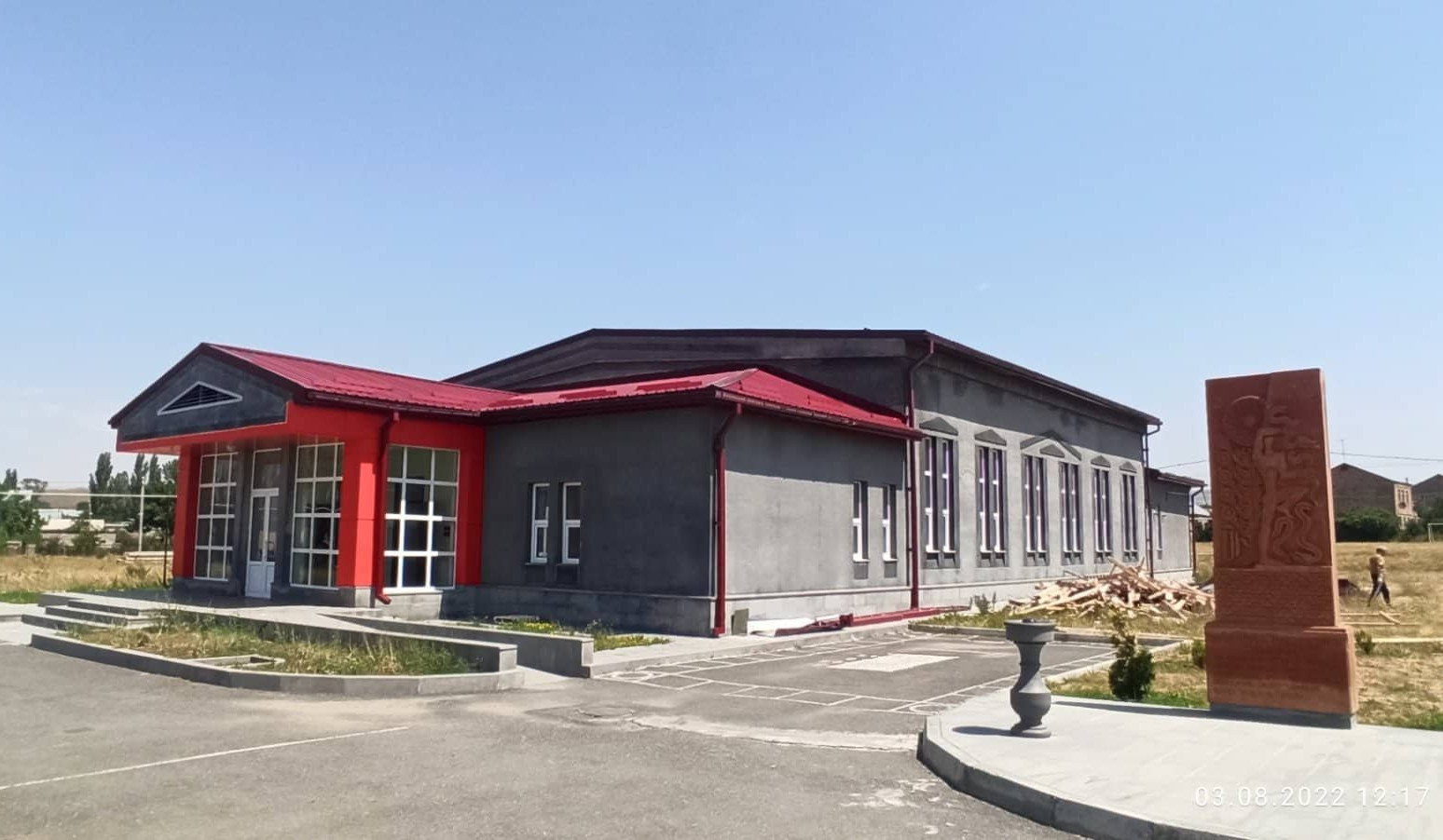 Նորոգվել է Փանիկի դպրոցի մարզադահլիճի տանիքը