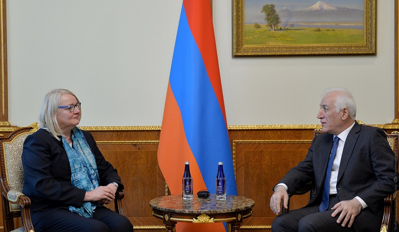 Vahagn Khachaturyan had farewell meeting with Ambassador of Latvia