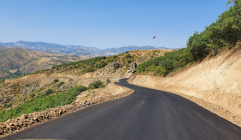 Մեկնարկել են Կապան-Ճակատեն ճանապարհի ասֆալտապատման աշխատանքները