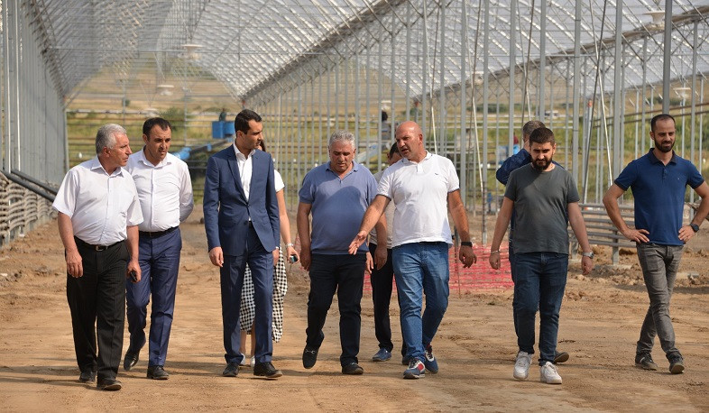 Գագարին բնակավայրում ջերմոցային տնտեսության շինարարական ակտիվ եռուզեռ է
