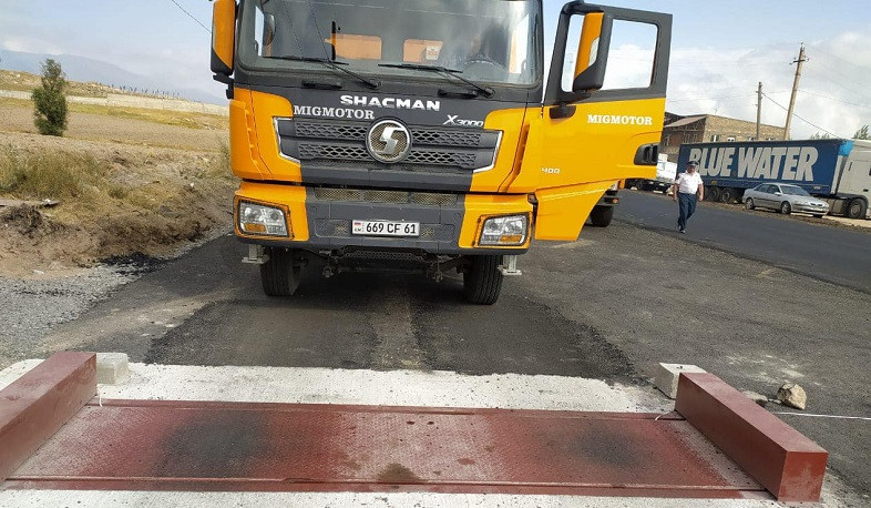 ՔՏՀԱ տեսչական մարմինը հանգստյան օրերին Սյունիքի մարզում կշռել է 218 ծանրաքաշ և մեծ եզրաչափերով բեռնատար տրանսպորտային միջոց