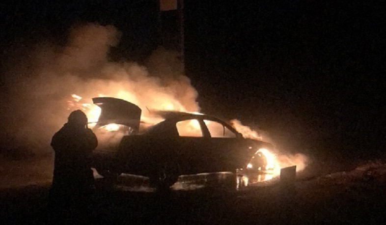 Աչաջուր գյուղի սկզբնամասում ավտոմեքենան բախվել է գազատար խողովակին և այրվել