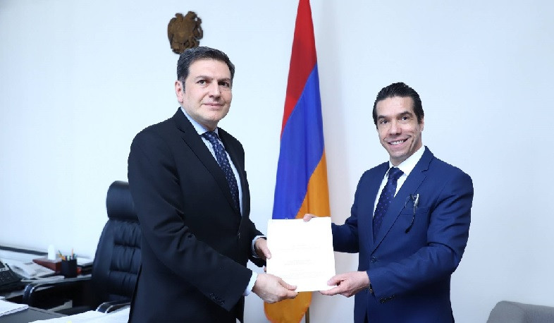 Բրազիլիայի դեսպանն իր հավատարմագրերի պատճենն է հանձնել  ԱԳ նախարարի տեղակալին