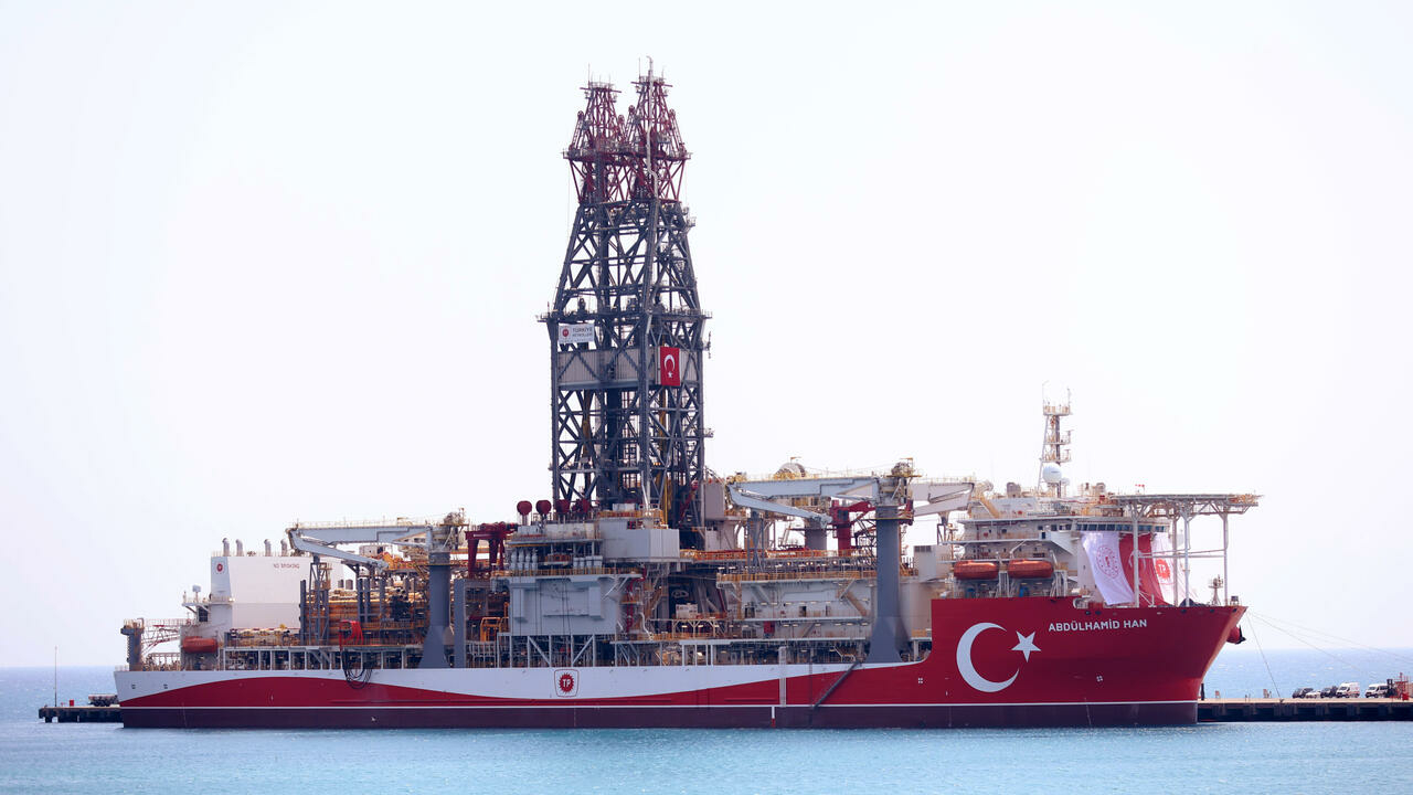 Turkey sends new oil and gas drilling ship to the Mediterranean