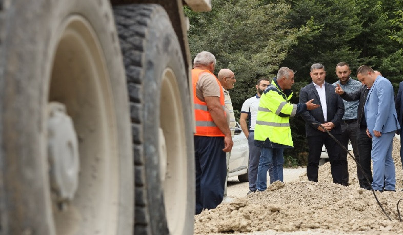 Գնել Սանոսյանը ծանոթացել է Իջևան-Գանձաքար հանրապետական ավտոճանապարհի նորոգման աշխատանքներին
