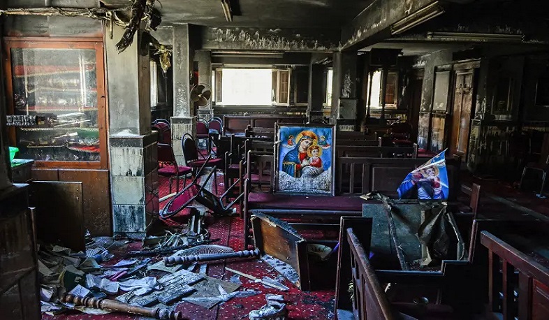 При пожаре в коптской церкви в Египте погиб 41 человек, большинство из них - дети