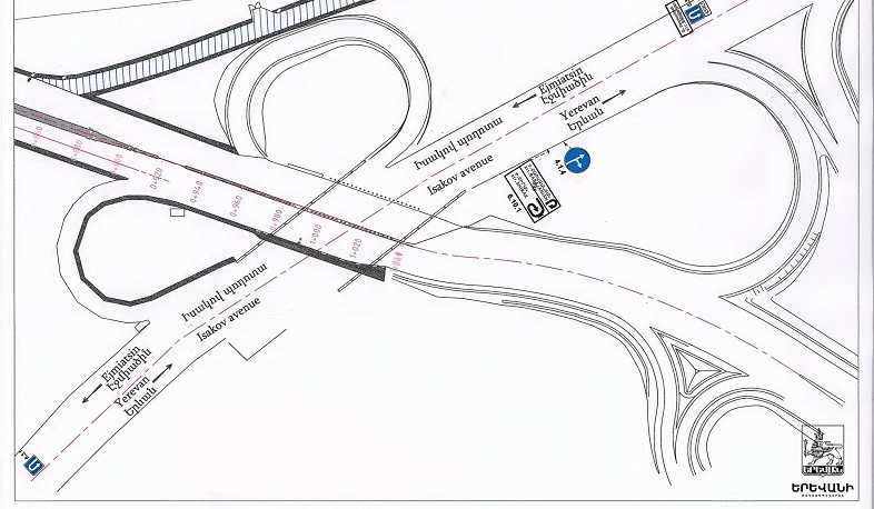 Օգոստոսի 17-ից ժամանակավորապես փակ կլինի Իսակովի պողոտայից Բաբաջանյան փողոց տանող ճանապարհը