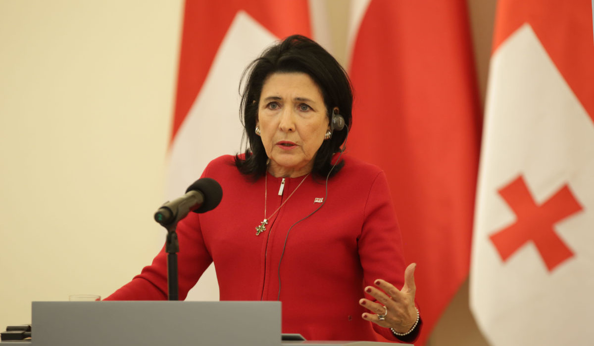 Georgia president offers her condolences over deadly Yerevan blast