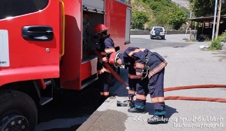 Վայք-Զեդեա ավտոճանապարհին այրվում է գազատար ավտոմեքենա