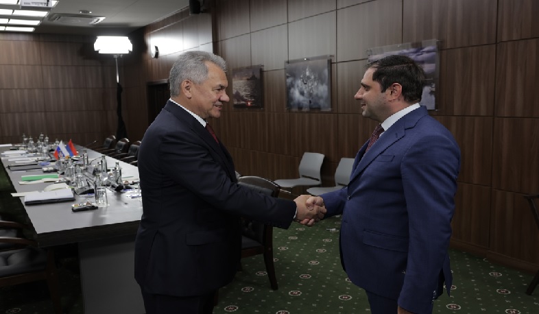 Սուրեն Պապիկյանը և Սերգեյ Շոյգուն քննարկել են տարածաշրջանային անվտանգությանն առնչվող հարցեր