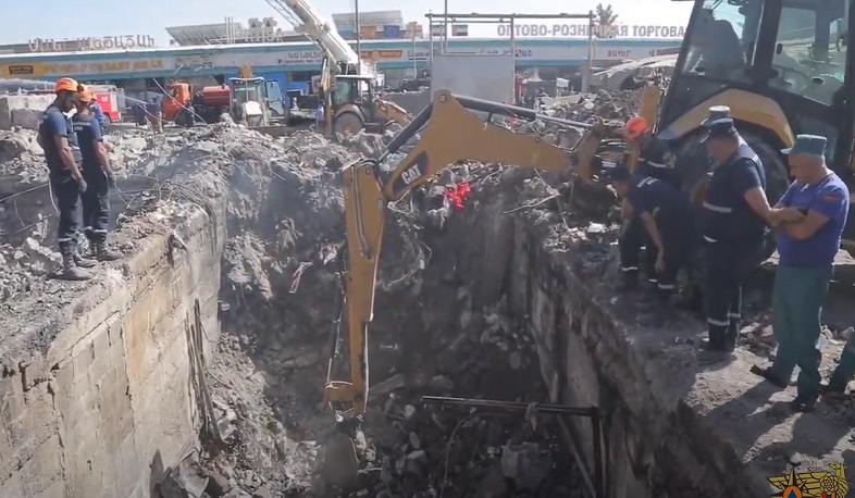 «Սուրմալու» առևտրի կենտրոնում որոնողական աշխատանքները շարունակվում են