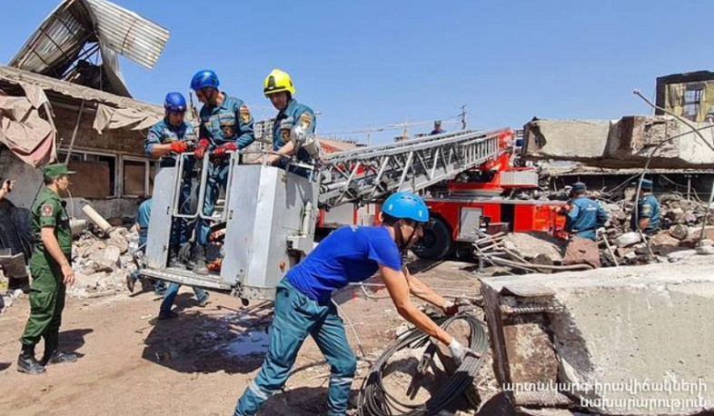 Ժամը 08։20-ի դրությամբ որոնողափրկարարական աշխատանքները վերսկսվել են