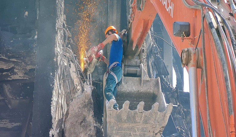 «Սուրմալու» առևտրի կենտրոնում որոնողափրկարարական աշխատանքները շարունակվում են