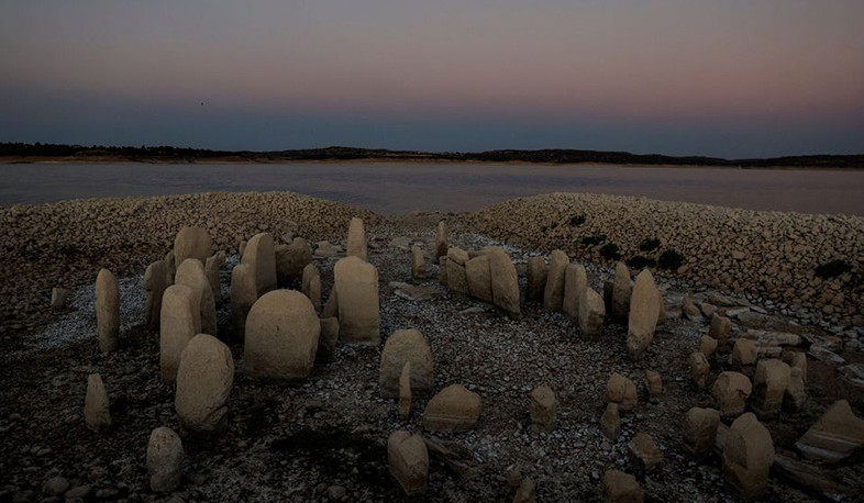 Europe's drought exposes ancient stones, World War Two ships and other amazing things as waters fall