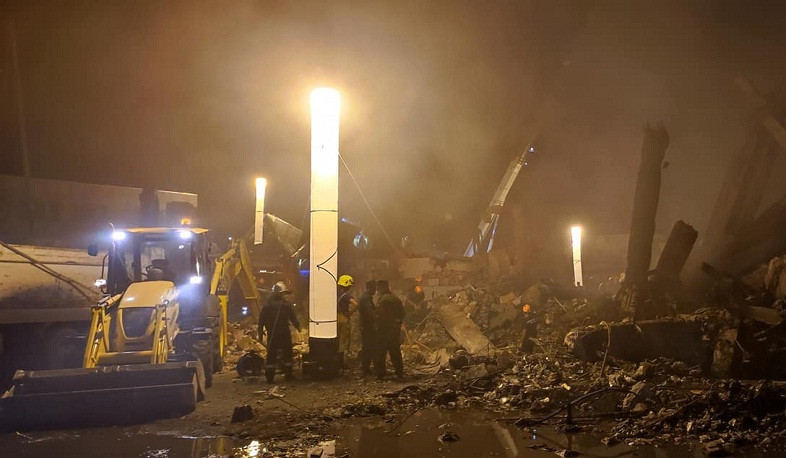 «Սուրմալու» առևտրի կենտրոնում որոնողափրկարարական աշխատանքները շարունակվում են