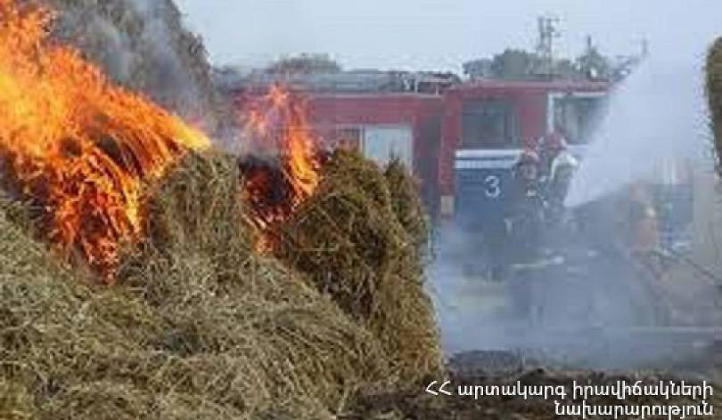 Վանեվան գյուղում այրվել է մոտ 150 հակ անասնակեր