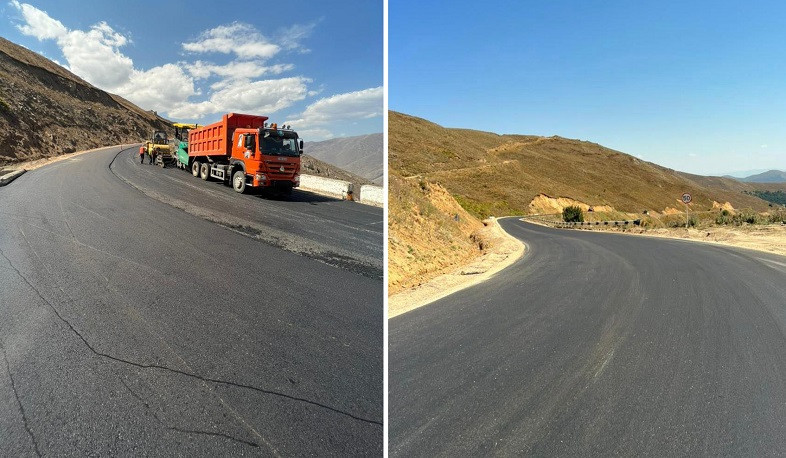 Երևան-Երասխ-Գորիս-Մեղրի-Իրանի սահման ավտոճանապարհի հատվածում իրականացվում է միջին նորոգում